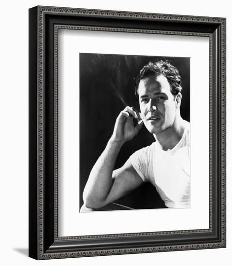 Marlon Brando - A Streetcar Named Desire-null-Framed Photo