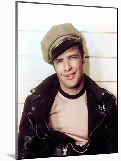 Marlon Brando, the Wild One, 1953-null-Mounted Photographic Print