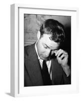 Marlon Brando Touching His Eye-null-Framed Photographic Print