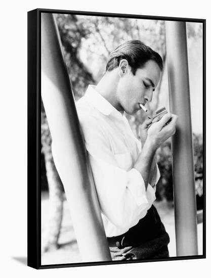 Marlon Brando-null-Framed Stretched Canvas