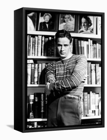 Marlon Brando-null-Framed Stretched Canvas