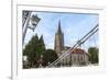 Marlow Bridge Leading Past All Saints Church-Charlie Harding-Framed Photographic Print