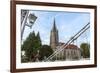 Marlow Bridge Leading Past All Saints Church-Charlie Harding-Framed Photographic Print