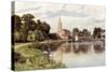 Marlow Bridge-Alfred Robert Quinton-Stretched Canvas