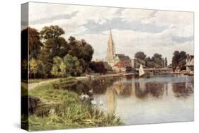 Marlow Bridge-Alfred Robert Quinton-Stretched Canvas