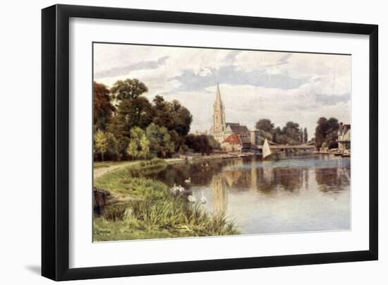 Marlow Bridge-Alfred Robert Quinton-Framed Giclee Print