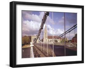 Marlow Church and Bridge-null-Framed Photographic Print