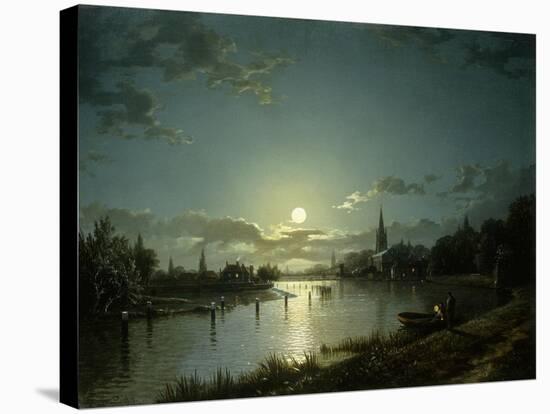 Marlow on Thames-Henry Pether-Stretched Canvas