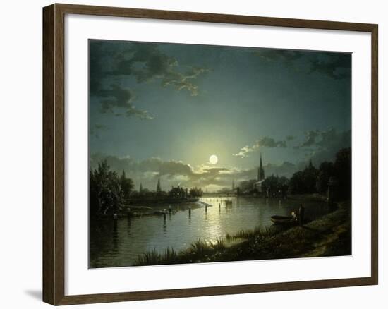 Marlow on Thames-Henry Pether-Framed Giclee Print