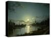 Marlow on Thames-Henry Pether-Stretched Canvas