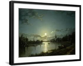 Marlow on Thames-Henry Pether-Framed Giclee Print