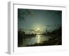 Marlow on Thames-Henry Pether-Framed Giclee Print