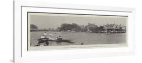 Marlow Regatta, the Senior-Junior Sculls Final-null-Framed Giclee Print