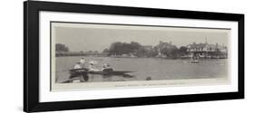 Marlow Regatta, the Senior-Junior Sculls Final-null-Framed Giclee Print