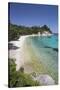 Marmaria beach on east coast, Paxos, Ionian Islands, Greek Islands, Greece, Europe-Stuart Black-Stretched Canvas