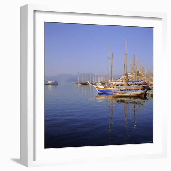 Marmaris Harbour, Turkey, Eurasia-John Miller-Framed Photographic Print