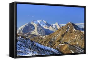 Marmolada Mountain Range from Falzarego Pass, Trentino-Alto Adige, Italy-Roberto Moiola-Framed Stretched Canvas