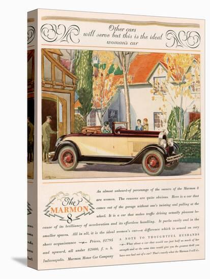 Marmon, Magazine Advertisement, USA, 1927-null-Stretched Canvas