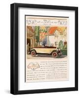 Marmon, Magazine Advertisement, USA, 1927-null-Framed Giclee Print