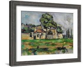 Marne, C1888-Paul Cezanne-Framed Giclee Print