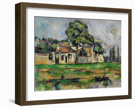 Marne, C1888-Paul Cezanne-Framed Giclee Print