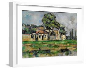 Marne, C1888-Paul Cezanne-Framed Giclee Print