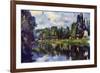 Marne Shore-Paul Cézanne-Framed Premium Giclee Print