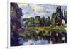 Marne Shore-Paul Cézanne-Framed Art Print