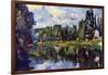 Marne Shore-Paul Cézanne-Framed Art Print