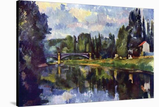 Marne Shore-Paul C?zanne-Stretched Canvas