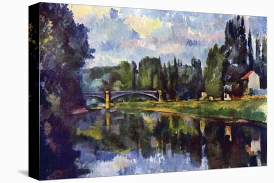Marne Shore-Paul C?zanne-Stretched Canvas