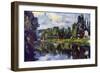 Marne Shore-Paul C?zanne-Framed Premium Giclee Print