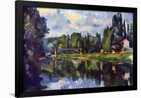 Marne Shore-Paul C?zanne-Framed Art Print