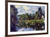 Marne Shore-Paul C?zanne-Framed Premium Giclee Print