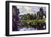 Marne Shore-Paul Cézanne-Framed Premium Giclee Print