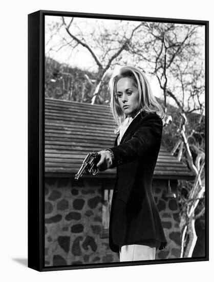 MARNIE, 1964 directed by ALFRED HITCHCOCK Tippi Hedren (b/w photo)-null-Framed Stretched Canvas