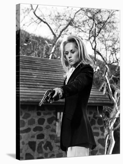 MARNIE, 1964 directed by ALFRED HITCHCOCK Tippi Hedren (b/w photo)-null-Stretched Canvas