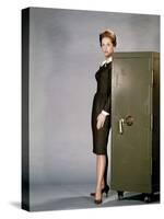 "MARNIE" by AlfredHitchcock with Tippi Hedren, 1966 (photo)-null-Stretched Canvas