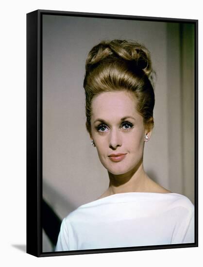 "MARNIE" by AlfredHitchcock with Tippi Hedren, 1967 (photo)-null-Framed Stretched Canvas