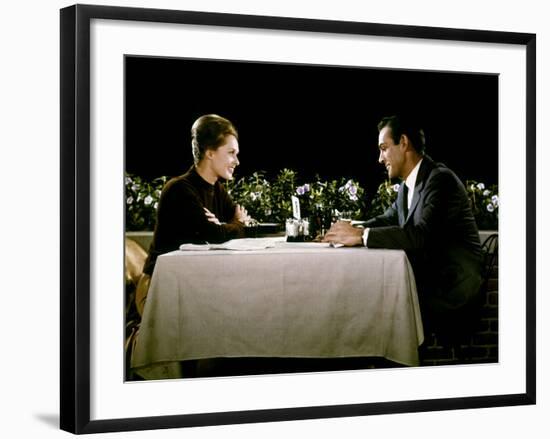 "MARNIE" by AlfredHitchcock with Tippi Hedren and Sean Connery, 1964 (photo)-null-Framed Photo