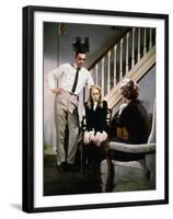 "MARNIE" by AlfredHitchcock with Tippi Hedren and Sean Connery, 1965 (photo)-null-Framed Photo