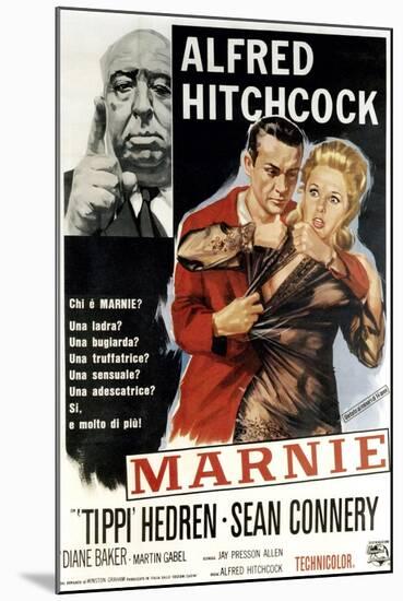 Marnie, Director Alfred Hitchcock, Sean Connery, Tippi Hedren, 1964-null-Mounted Art Print