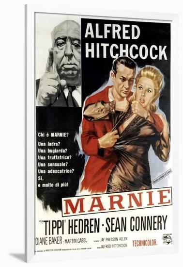 Marnie, Director Alfred Hitchcock, Sean Connery, Tippi Hedren, 1964-null-Framed Art Print