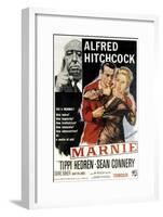 Marnie, Director Alfred Hitchcock, Sean Connery, Tippi Hedren, 1964-null-Framed Art Print