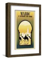 Maroc L'Afrique du Nord-Steve Forney-Framed Art Print