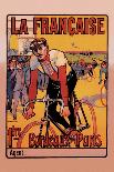 La Francaise: Bordeaux-Paris Bicycle Race-Marodon-Stretched Canvas