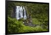 Marokopa Falls, Waitomo District, Waikato, North Island, New Zealand-David Wall-Framed Photographic Print