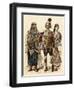 Maronite of Lebanon (Left), Armed Zeibek, and Christian Lebanese Woman-null-Framed Premium Giclee Print