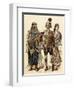 Maronite of Lebanon (Left), Armed Zeibek, and Christian Lebanese Woman-null-Framed Premium Giclee Print