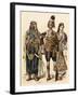 Maronite of Lebanon (Left), Armed Zeibek, and Christian Lebanese Woman-null-Framed Giclee Print